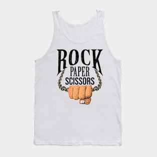 Rock Paper Scissors Chain Punch Tank Top